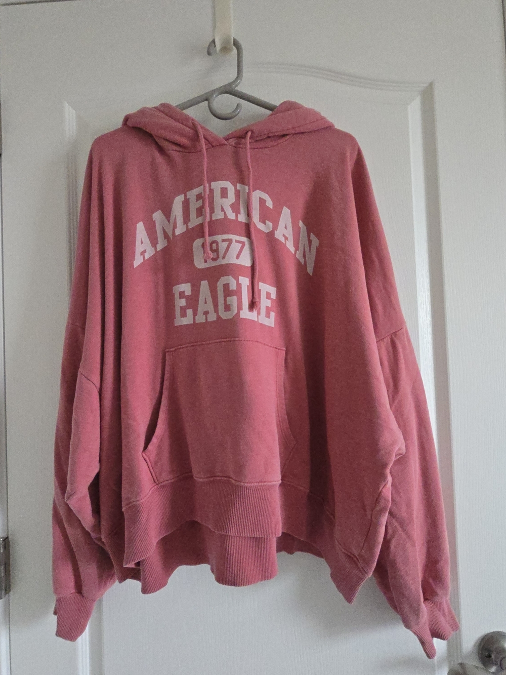 American Eagle Pink Graphic Hoodie